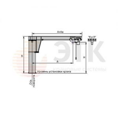 Кран консольный специальный стационарный с максимальной высотой подъема с механическим приводом